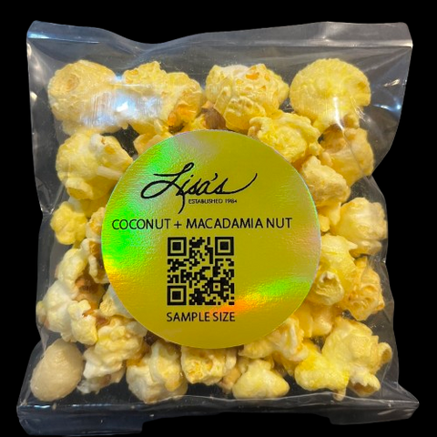 Coconut + Macadamia Nut Popcorn